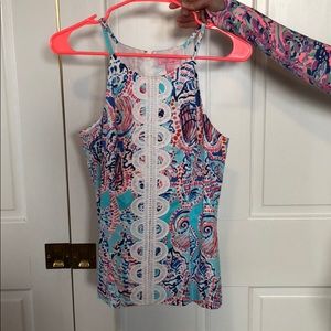 Lilly Pulitzer Shell Me About It Annabelle top